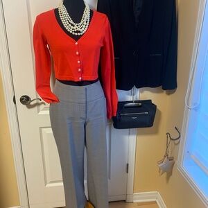 Tristan crop sweater cardigan top buttons